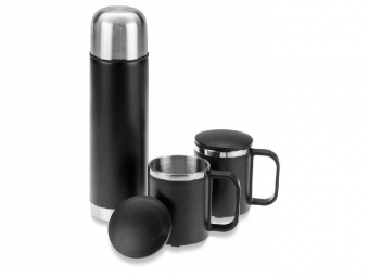 Набор "Лисбон": термос и 2 термокружки - 821590